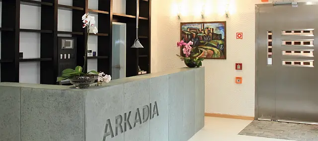 A Hotel Árkádia Pécs recepciója