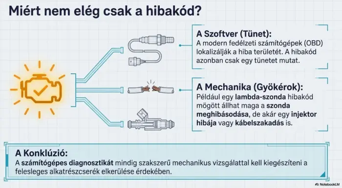 OBD hibakód keresés - infografika